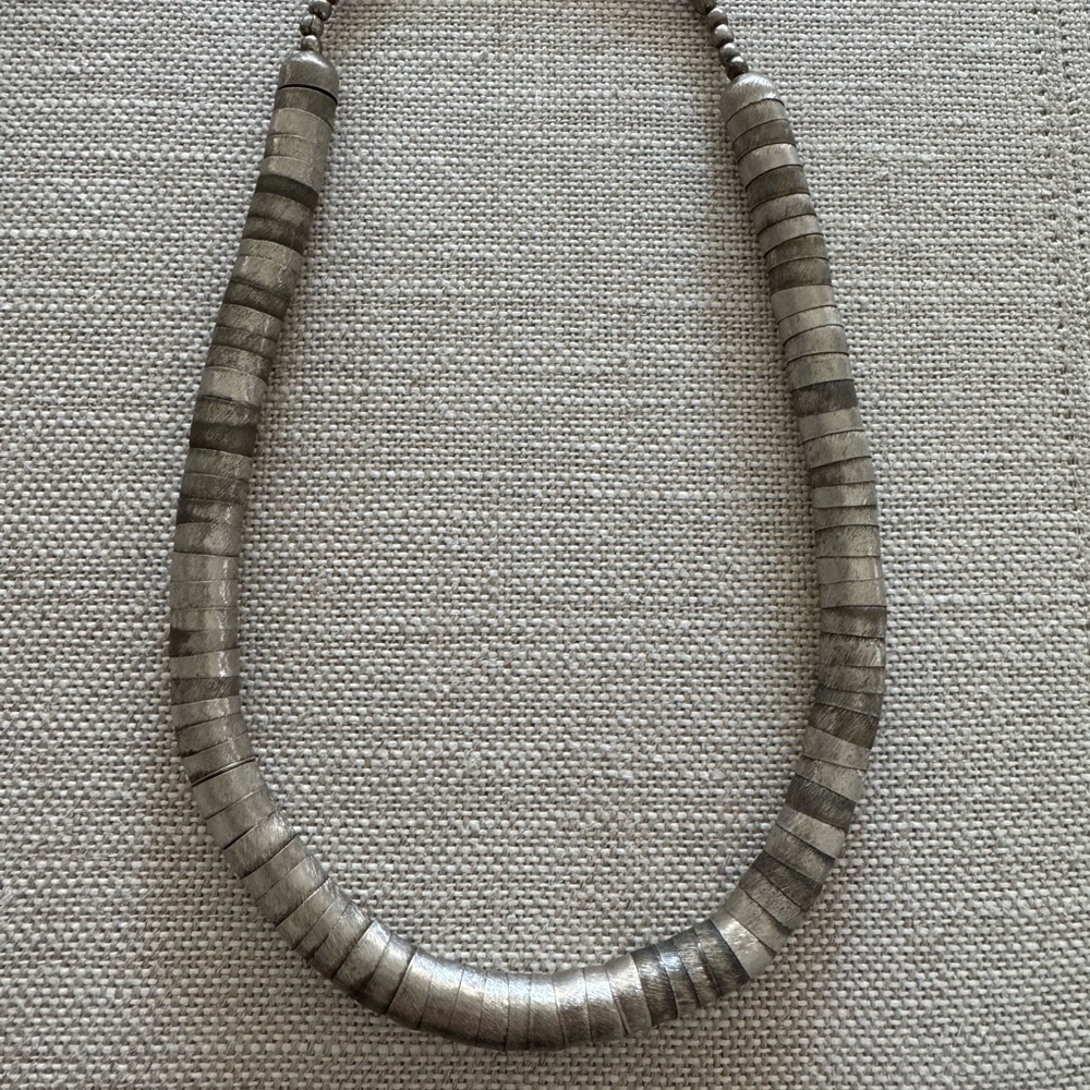 1960 vintage modernist snake necklace